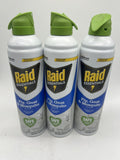 (3) Raid Essentials Fly,  Gnat & Mosquito Killer Aerosol Spray  Child & PET