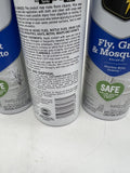(3) Raid Essentials Fly,  Gnat & Mosquito Killer Aerosol Spray  Child & PET