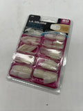 LA Colors 80 Press On Nails French Oval Medium Length Full  COMBINESHIP