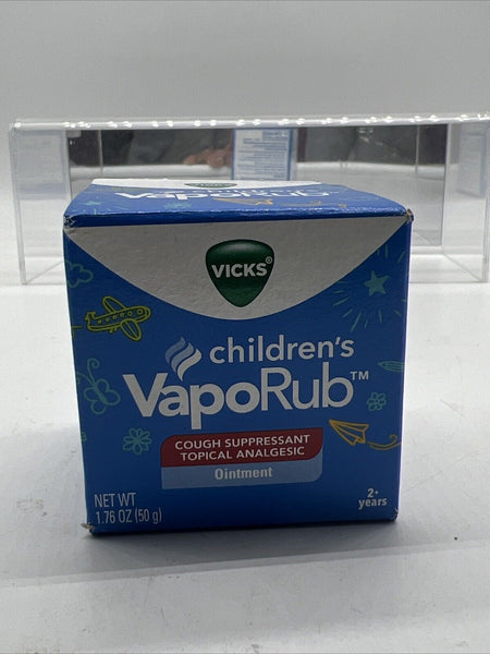 Vicks Children's VapoRub Topical Cough Suppressant  Analgesic 1.76oz