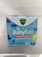 Vicks BabyRub  Soothing Rub for Baby 3 Months + Vapo 1.76 oz (50g) COMBINESHIP
