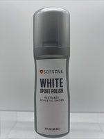 Sof Sole WHITE SPORT SHOE POLISH ATHLETIC Sneaker Cleaner Leather COMBINESHIP