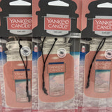 (4) Yankee Candle Pink Sands  Car Jar Vent Clip Air Freshener COMBINESHIP