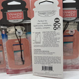 (4) Yankee Candle Pink Sands  Car Jar Vent Clip Air Freshener COMBINESHIP