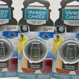 (3) Yankee Candle Bahama Breeze Smart Vent Clip Car Air Freshener COMBINESHIP