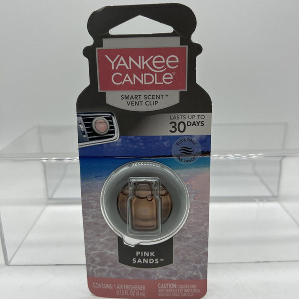 Yankee Candle Pink Sands Smart Scent Vent Clip Car Air Freshener COMBINESHIP