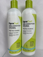 (2) DevaCurl One Condition Daily Crème Hair Conditioner 12 oz