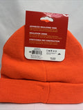 Heat Lockers Thermal Hat Orange Unisex M/L Warm Winter Toboggan Beanie Hunting