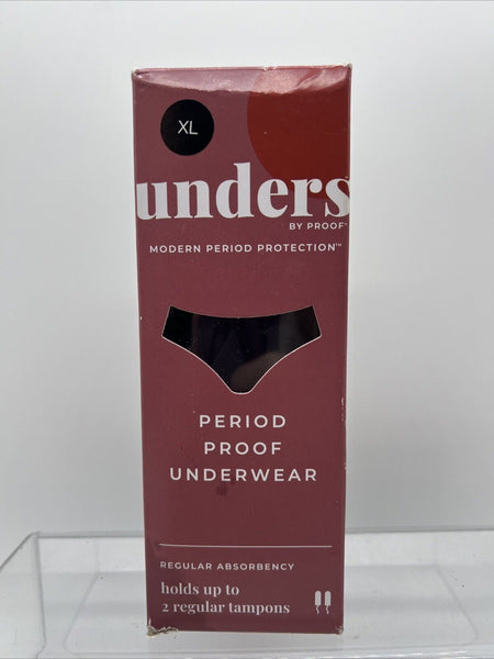 UNDERS XL BRIEF Period Proof Underwear Regular Absorben Black  Panty COMBINESHIP