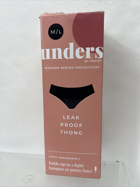 UNDERS M/L PROOF Period Underwear  Leak Proof Thong Light  Absorb COMBINESHIP