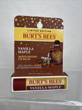 Burt's Bees Limited Edition Vanilla Maple Moisturizing Lip Balm COMBINESHIP