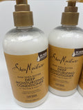 (3) Shea Moisture Raw Shea Deep Moisturizing Conditioner Hair Argan Oil  13 oz
