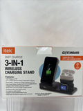 itek Fast Charge 3-In-1 Wireless Charging Stand Qi Standard  3 Devices Phone