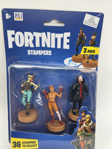 Fortnite Stampers Toy Figure Snorkel Ops, Ginger Gunner & Kitsune COMBINESHIP