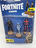 Fortnite Stampers Toy Mini Action Figure Omen, Valor & Bunny Brawler COMBINESHIP