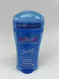 SECRET OUT LAST SWEAT & ODOR 48 HR Clear Gel Shower Fresh Deodorant  2.6 Oz
