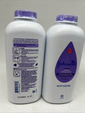 (2) Johnsons Baby Powder Calming Lavender & Chamomile Natural  Cornstarch 15oz