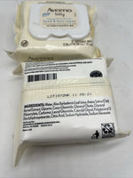 (2) Aveeno Baby Hand & Face Wipes W/ Natural Oat Extract & Aloe- 25ct. Each