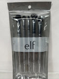 e.l.f. Smoky Eye Brush Kit 5 Brushes 82021 Angled Blender Precision Liner Elf