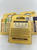 (3) Burt's Bees Lip Balm BeesWax Coconut Pear Vanilla Bean Cucumber Mint  4pk
