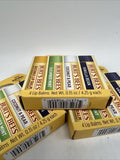 (3) Burt's Bees Lip Balm BeesWax Coconut Pear Vanilla Bean Cucumber Mint  4pk
