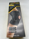 Futuro Adjustable  Knee Stabilizer  Firm Support Brace Black Comfort Fit  11-22”
