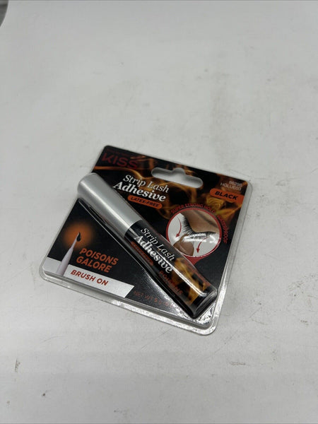 KISS-Strip Lash Adhesive-Latex-Free-Brush On-Poisons Galore-HGLUE03 86295 Black