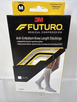 FUTURO Medium Knee High Length Stockings Compression Sock White COMBINE SHIP
