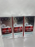 (3) Olay Regenerist Ultra Rich Hydrating moisturizer Peptides Wrinkle Frag Free