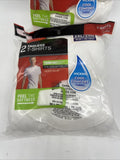 (2) XXL HANES MEN TAGLESS T-SHIRTS SOLID WHITE 2 PACK  2XL 50-52" COMBINESHIP