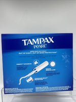 UNSCENTED Tampax Pearl Tampons Super Jumbo Discreet Plastic 50 Ct COMBINESHIP