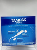 UNSCENTED Tampax Pearl Tampons Super Jumbo Discreet Plastic 50 Ct COMBINESHIP