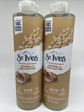 (2) St. Ives Oatmeal Shea Butter Soothing Body Wash Moisturizer 22oz