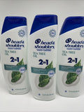 (3) Head & Shoulders 2in1 Dandruff   Shampoo/Conditioner, Tea Tree Oil 12.5 Oz