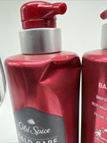 (2) Old Spice Bald Care System Daily Exfoliating Scalp Wash Shampoo Aloe 17.9oz