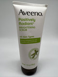 Aveeno Positively Radiant Brightening Daily Scrub Exfoliate 7 oz COMBINESHIP