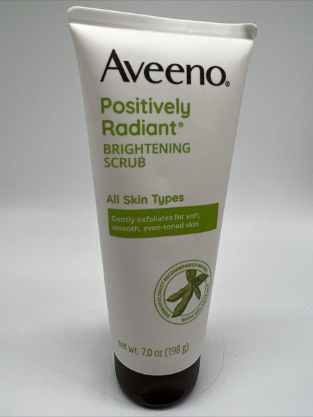 Aveeno Positively Radiant Brightening Daily Scrub Exfoliate 7 oz COMBINESHIP
