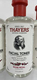 (2) Thayers Alcohol-free Facial Toner Rose Petal Witch Hazel brightening 12oz