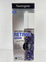 (2) Neutrogena Rapid Wrinkle Repair Retinol Serum Fragrance Free 30 Capsule