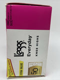 L'eggs Everyday Knee Highs Suntan Reinforced Toe 12 Pair Bonus Pack One Size