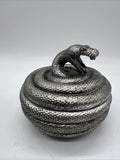 Alchemy Gothic Coiled Snake Pot Wiccan Trinket Box Lid Serpent V89 Missing Tail