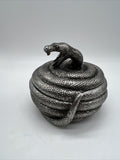 Alchemy Gothic Coiled Snake Pot Wiccan Trinket Box Lid Serpent V89 Missing Tail