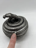 Alchemy Gothic Coiled Snake Pot Wiccan Trinket Box Lid Serpent V89 Missing Tail