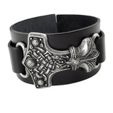 Alchemy A98 Thunderhammer Bracelet Gothic Wrist Black Leather Strap Buckle