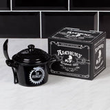 Alchemy Gothic China MRB4 So Hungry Bowl Lid & Spoon Set Oven Microwave Dragon