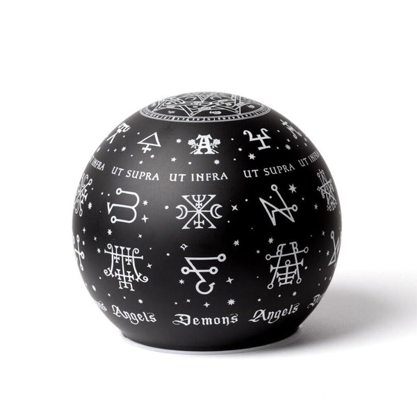 Alchemy Gothic LED1 Angles & Demons Globe Light Vanity Battery LED Spinning Stro