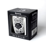 Alchemy Gothic Cat Feline ALMUG20 Purrfect Brew Cup & Spoon Coffee Mug Tea