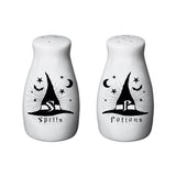 Alchemy Gothic MRSP5 Spells / Potions Salt & Pepper Set Witch Hat Brew Shaker