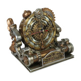Alchemy Gothic V26 Time Chronambulator Desk Clock 6” Steam Punk The Vault