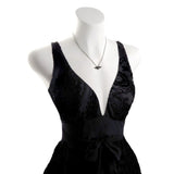 Alchemy Gothic P598  Kiss of the Night Pendant Necklace Flying Bat Wing